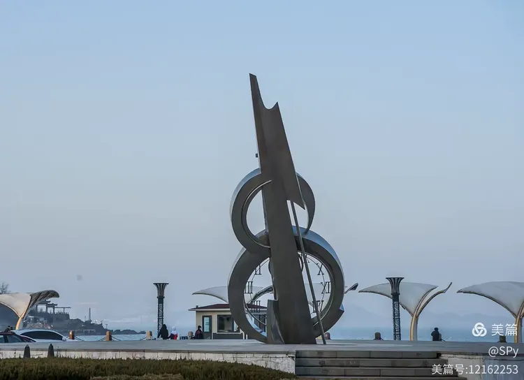 冬日烟台滨海广场景色撷萃2021.1.31（一）